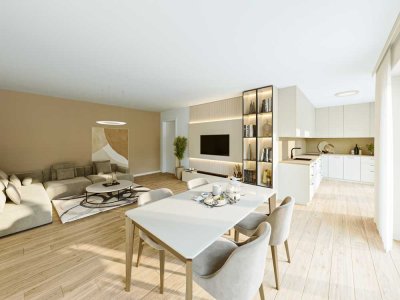 Altersgerechte Neubau-Erdgeschosswohnung mit Terrasse und Garten mitten in Lienen!