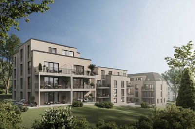 SEEQUARTIER EUTIN - Terrassenwohnung mit 2 Zimmern, ca. 33 m² umlaufender Terrasse und TG-Stellplatz