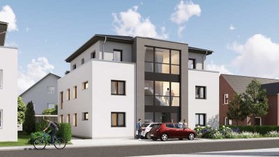 Neubau Kfw 40 im Erdgeschosswohnung mit Südausrichtung in Elsen