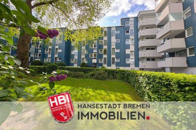 Osterholz / Vollmöblierte, top-sanierte 3-Zimmerwohnung mit Sonnenloggia und Garage in ruhiger Lage
