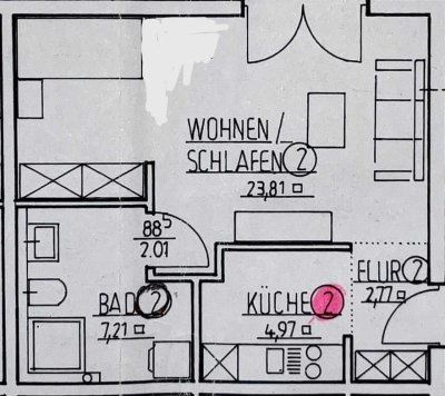 Geschmackvolle 1-Zimmer-Wohnung in Münster