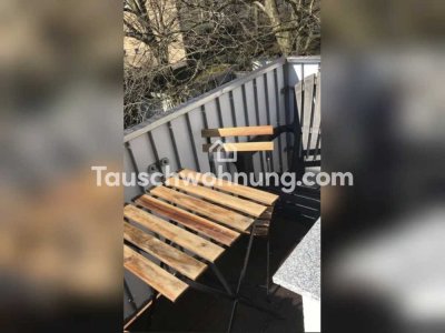 Tauschwohnung: Helle 1Zimmer Wohnung mit separater Küche