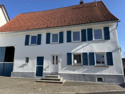 Charmantes, neu renoviertes Bauernhaus mit Garten in Balgheim