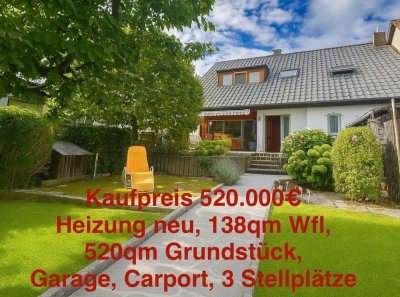 Günstiges 4-Zimmer-Einfamilienhaus in Neuenburg am Rhein
