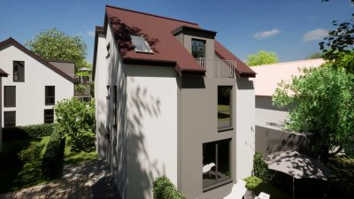Individuell, zentrumsnah, modern.
Neubau 6-Zimmer-Maisonettewohnung