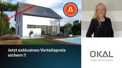 AKTION !!! DAS KLASSISCHE EINFAMILIENHAUS MIT OFFENER BAUWEISE - Malervorbereitet inkl. Grundstück