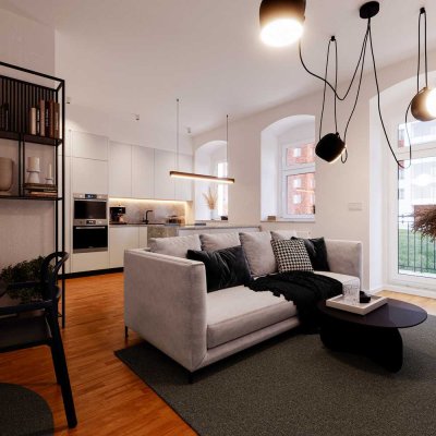 ab 01.07 - Modern und Schick ⚜️ Möblierte 2 Zimmer Wohnung im Herzen Berlins mit Garten