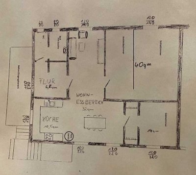 3-Zimmer-Wohnung in Rheinmünster