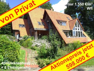 DIREKT VOM EIGENTÜMER - Stilvolles Architekten-Haus mit 3 separaten Wohneinheiten nahe Kassel