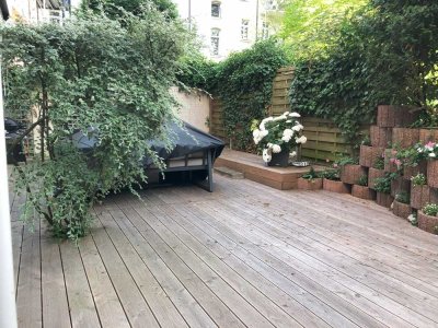 3,5 Zi. EG-Wohnung in bester Innenstadtlage mit großer Terrasse