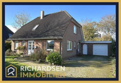 Solides Einfamilienhaus mit Garage in ruhiger, zentrumsnaher Lage in Niebüll