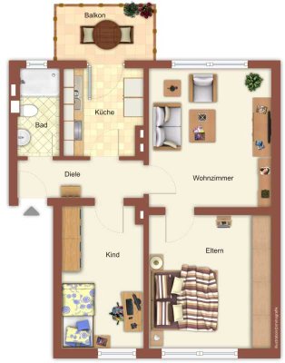 Demnächst frei! 3-Zimmer-Wohnung in Mönchengladbach Odenkirchen