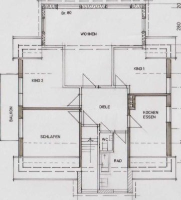Freundliche 4-Zimmer-DG-Wohnung mit Balkon und EBK in Seligenstadt