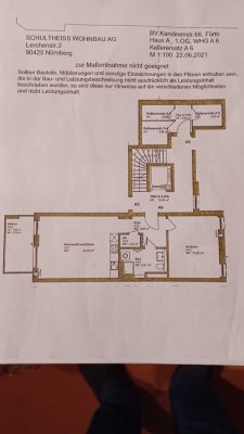 Sonnige 2-Zimmer Wohnung mit Balkon in Fürth-Südstadt