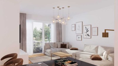 3-Zimmer Neubauwohnung mit Einbauküche im OG