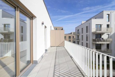 Elegant wohnen mit sonnigem Balkon, hochwertiger Markenküche & Tiefgaragenstellplatz