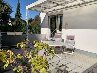 Nähe Aqua-Zoo ! Sonnige ETW mit Dachterrasse, Garten und Garage !