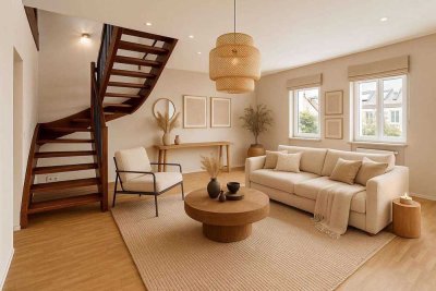 Stilvolle Maisonette mit zwei Balkonen im Herzen der City