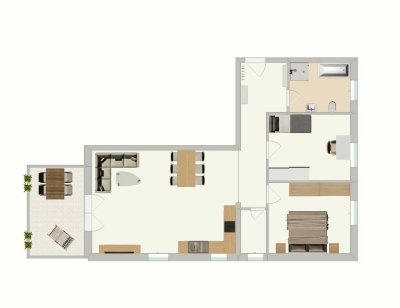 Erstbezug! Moderne 3-Zimmer-Wohnung mit 2 Stellplätzen in Hirschaid
