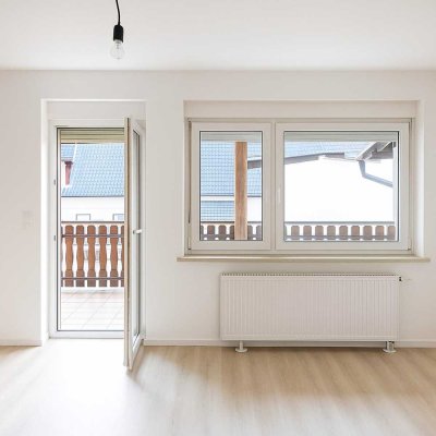 Maisonette-Wohnung in Schmitten: 2 Ebenen, Balkon, Garten, ab 1.01.