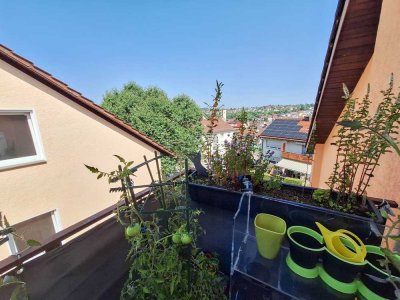 4-Zimmer-DG-WHG mit Balkon und Weitblick