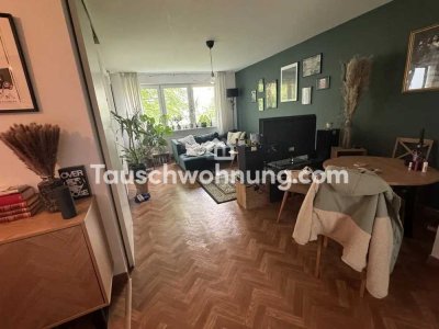 Tauschwohnung: Schöne 2 ZKB mit Balkon/Garten gegen min. 3,5 ZKB