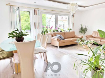 Modernisierte 3,5 Zi.-Wohnung im 1. OG mit großem Balkon und Stellplatz in Reutlingen-West (Hohbuch)