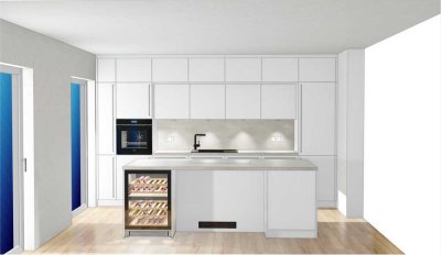 Stilvolle 4-Raum-Wohnung Erstbezug mit luxuriöser Innenausstattung mit Balkon und EBK in Bad Vilbel