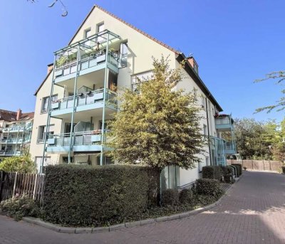 Mölkau - 4 Raumwohnung mit Balkon und Tiefgaragenstellplatz in ruhiger Lage
