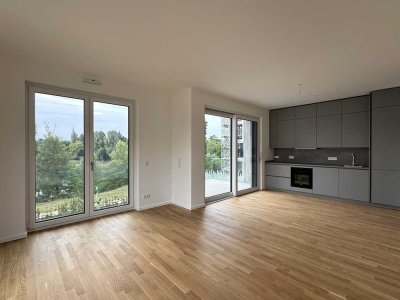 Wohnen am See! Hochwertige 3-Zimmer-Wohnung in erster Reihe!