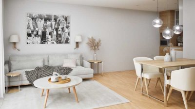 Komfortable 2-Zimmer Erdgeschosswohnung mit Terrasse, kleinem Garten – Perfekt für Singles & Paare