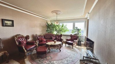 Möblierte 4-Zimmer-Wohnung mit Main- und Skylineblick im beliebten Offenbach Main Park