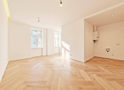 ++NEU++ Exklusive 3-Zimmer Altbauwohnung mit bewilligtem Balkon und High-End Ausstattung in TOP-Location im 9. Bezirk!