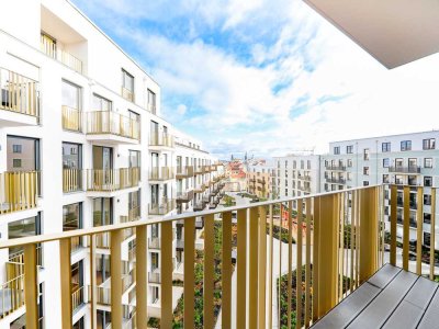 Lichtdurchflutete Eleganz: Großzügige 2-Zi.-Wohnung auf 62m² mit Balkon und neuer Einbauküche