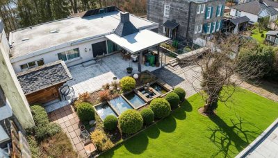 Spannender Bungalow mit Gewerbehalle und Zahnarztpraxis im wunderschönen Wipperfürth