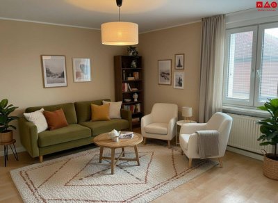 Familienfreundliches Wohnen in Perg: Gepflegte 3-Zimmerwohnung in ruhiger Umgebung und zentral gelegen mit allen Annehmlichkeiten direkt vor der Haustür! Jetzt mit KI-gestützter Visualisierung!