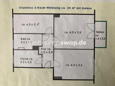 Wohnungstausch: Bornaische Straße 65