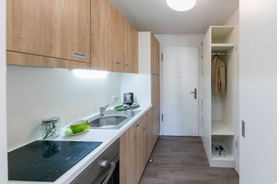 Möblierte Komfort-Apartments mit Terrasse im "AAL INN city" - NUR für Studenten & Praktikanten