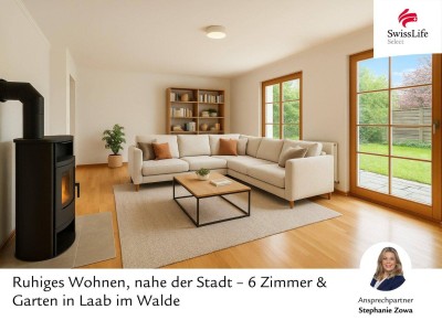 6 Zimmer, 4 Etagen, Sauna – Solide Doppelhaushälfte – Wohnqualität in Laab im Walde