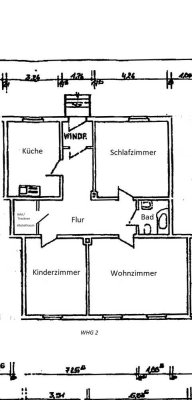 99m² renovierte 3-Zimmer Wohnung kleinerTerasse in Alfeld/Godenau