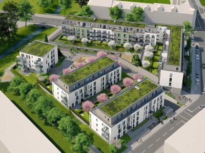 Moderne, sehr großzügig geschnittene Penthouse-Wohnung mit Dachterrasse & Balkon
