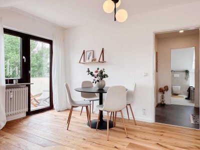 sofort frei und neu renoviert: Helle 3 Zi mit Stellplatz und Balkon