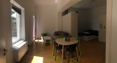 Stilvolle 1-Zimmer-EG-Wohnung mit Balkon und EBK in Aachen