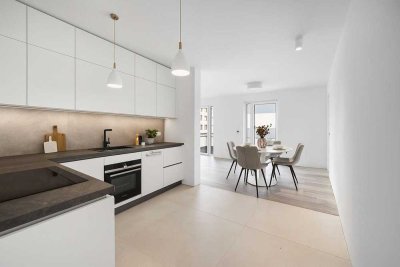 Penthouse-Erstbezug: 3-Zimmer-Dachgeschosswohnung mit 26 m² Dachterrasse | EINZUGSBEREIT