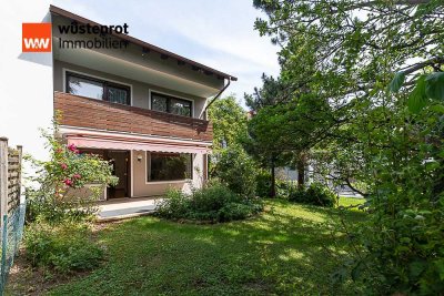 Großzügige Familien-DHH in Puchheim Bahnhof. m. Garage u. trockenem Keller! mit  ca. 330m² Grund.