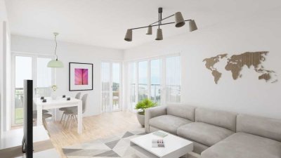 Moderne 2-Zimmer-Wohnung mit Balkon in Oranienburg – Bahnhof fußläufig erreichbar