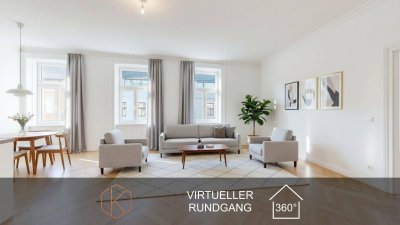 Phänomenale Altbau-Wohnung nahe Donaukanal und Rochusmarkt | 4 Zimmer | hoher Wohnkomfort