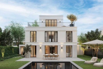 Hochklassige Neubau-Architektenvilla mit edler Ästhetik und beheizbarem Pool