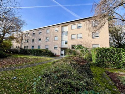 Gut geschnittene, helle Wohnung mit Balkon 
in zentraler Lage von Seeheim