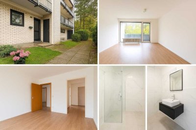 2 Zi-Whg. KDB. mit 2 x getrennten Balkonen in Cronenberg, im renovierten Zustand, Bad neu, ab 01.11